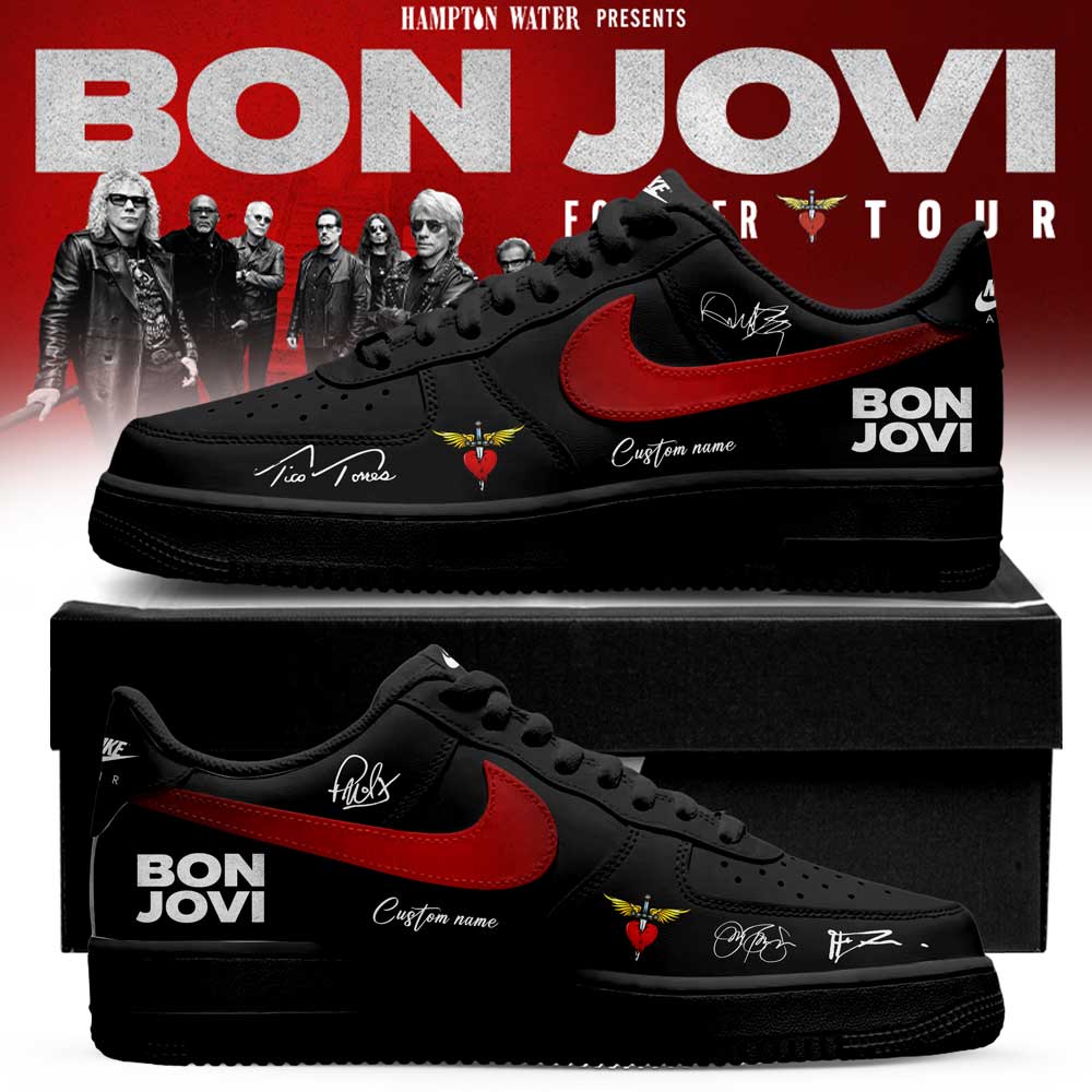 Bon Jovi – Forever Tour 2026 Signature Custom Name AF1 Shoes v4 Bon Jovi – Forever Tour 2026 Signature Custom Name AF1 Shoes v4