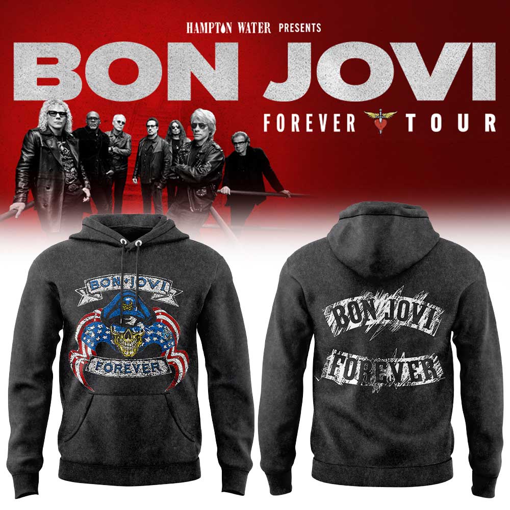 Bon Jovi – Forever Tour 2026 Limited Hoodie v1 Bon Jovi – Forever Tour 2026 Limited Hoodie v1