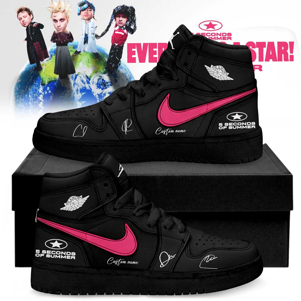 5 Seconds of Summer Everyone’s a Star! World Tour 2026 Signature Custom AJ1 Shoes V2 5 Seconds of Summer Everyone’s a Star! World Tour 2026 Signature Custom AJ1 Shoes V2