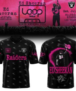 Las Vegas Raiders x Ed Sheeran The Loop Tour 2026 in Allegiant Stadium Signature Football Jersey Las Vegas Raiders x Ed Sheeran The Loop Tour 2026 in Allegiant Stadium Signature Football Jersey