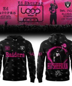 Ed Sheeran The Loop Tour 2026 in Allegiant Stadium Signature Limited Edition Hoodie Ed Sheeran The Loop Tour 2026 in Allegiant Stadium Signature Limited Edition Hoodie