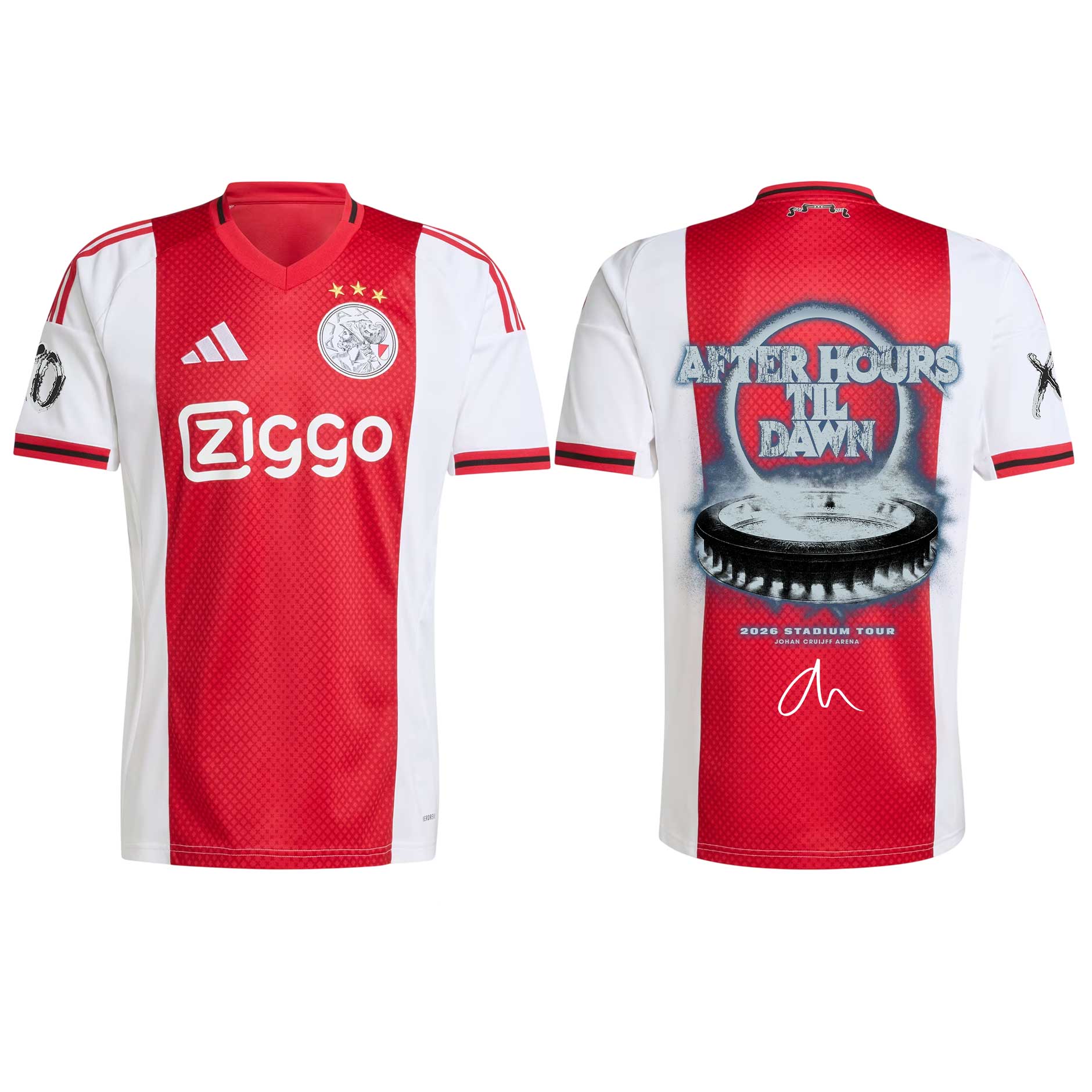 The Weeknd After Hours Til Dawn Tour x AFC Ajax Jersey V2 The Weeknd After Hours Til Dawn Tour x AFC Ajax Jersey V2