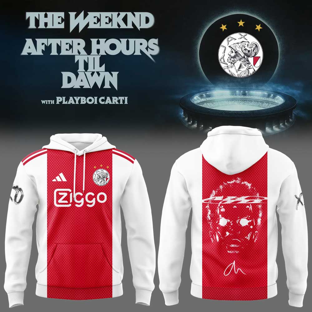 The Weeknd After Hours Til Dawn Tour x AFC Ajax Hoodie The Weeknd After Hours Til Dawn Tour x AFC Ajax Hoodie