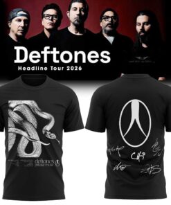 Deftones Headline Tour 2026 Signature Limited Edition Shirt V4