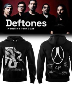 Deftones Headline Tour 2026 Signature Limited Edition Hoodie V4 Deftones Headline Tour 2026 Signature Limited Edition Hoodie V4
