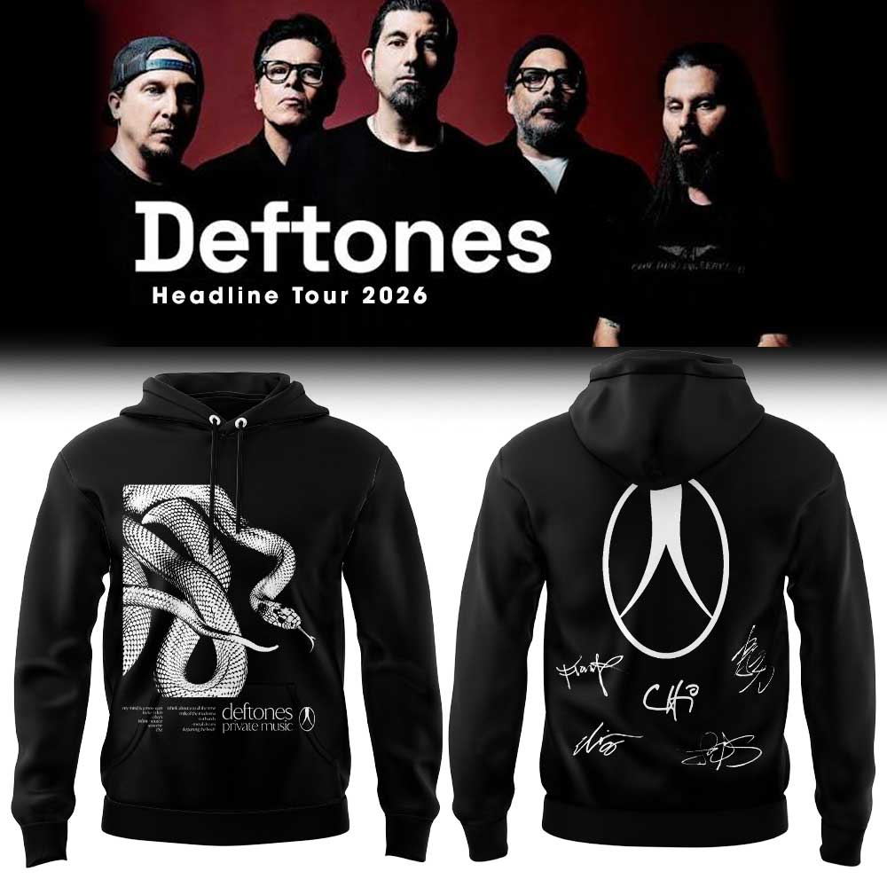 Deftones Headline Tour 2026 Signature Limited Edition Hoodie V4 Deftones Headline Tour 2026 Signature Limited Edition Hoodie V4