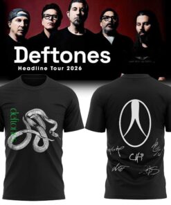 Deftones Headline Tour 2026 Signature Limited Edition Shirt V3