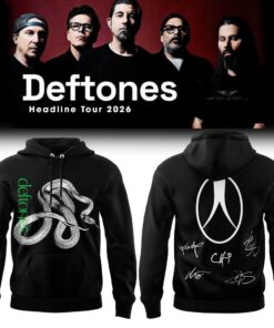 Deftones Headline Tour 2026 Signature Limited Edition Hoodie V3 Deftones Headline Tour 2026 Signature Limited Edition Hoodie V3