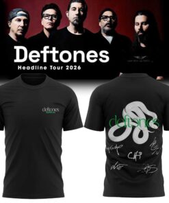 Deftones Headline Tour 2026 Signature Limited Edition Shirt V2
