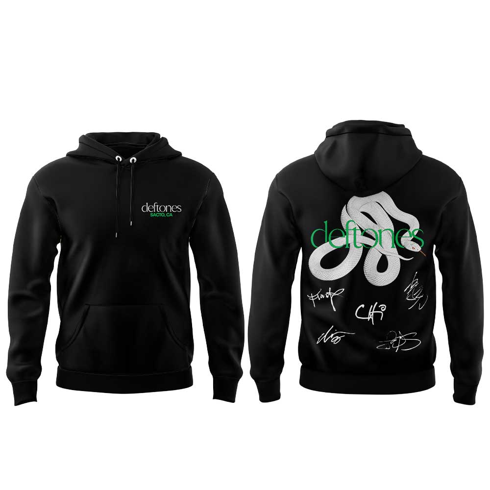 Deftones Headline Tour 2026 Signature Limited Edition Hoodie V2 Deftones Headline Tour 2026 Signature Limited Edition Hoodie V2