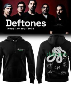 Deftones Headline Tour 2026 Signature Limited Edition Hoodie V2 Deftones Headline Tour 2026 Signature Limited Edition Hoodie V2