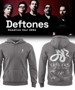 Deftones Headline Tour 2026 Signature Limited Edition Hoodie Deftones Headline Tour 2026 Signature Limited Edition Hoodie