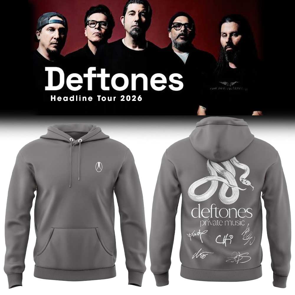 Deftones Headline Tour 2026 Signature Limited Edition Hoodie Deftones Headline Tour 2026 Signature Limited Edition Hoodie