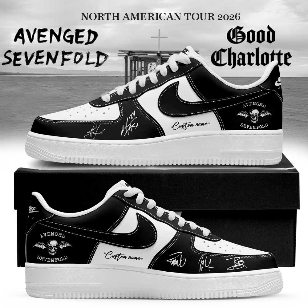 Avenged Sevenfold North American Tour 2026 Signature Custom AF1 Shoes V9 Avenged Sevenfold North American Tour 2026 Signature Custom AF1 Shoes V9
