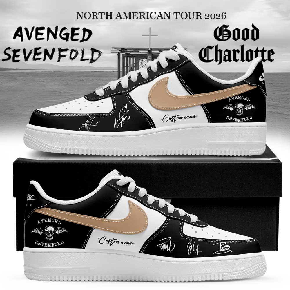 Avenged Sevenfold North American Tour 2026 Signature Custom AF1 Shoes V8 Avenged Sevenfold North American Tour 2026 Signature Custom AF1 Shoes V8
