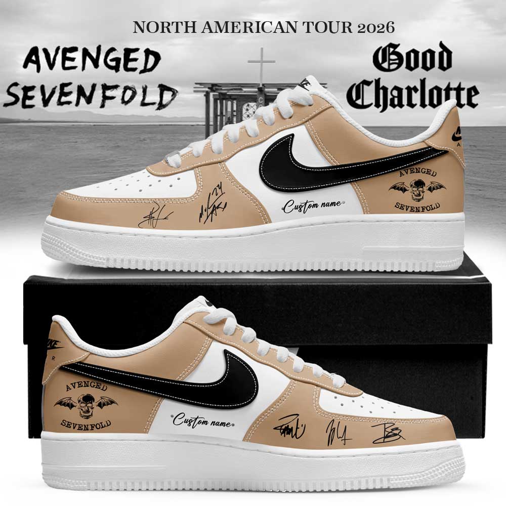 Avenged Sevenfold North American Tour 2026 Signature Custom AF1 Shoes V6 Avenged Sevenfold North American Tour 2026 Signature Custom AF1 Shoes V6
