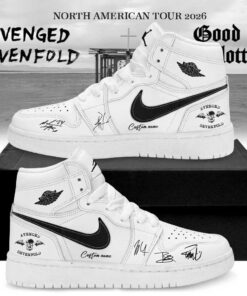 Avenged Sevenfold North American Tour 2026 Signature Custom AJ1 Shoes V4
