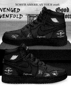 Avenged Sevenfold North American Tour 2026 Signature Custom AJ1 Shoes V3