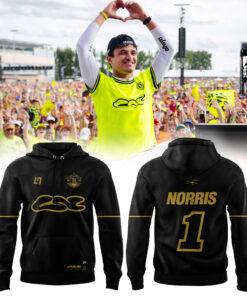 McLaren F1 Team 2026 LANDO NORRIS GRANDSTAND LN1 Signature Hoodie Black McLaren F1 Team 2026 LANDO NORRIS GRANDSTAND LN1 Signature Hoodie Black