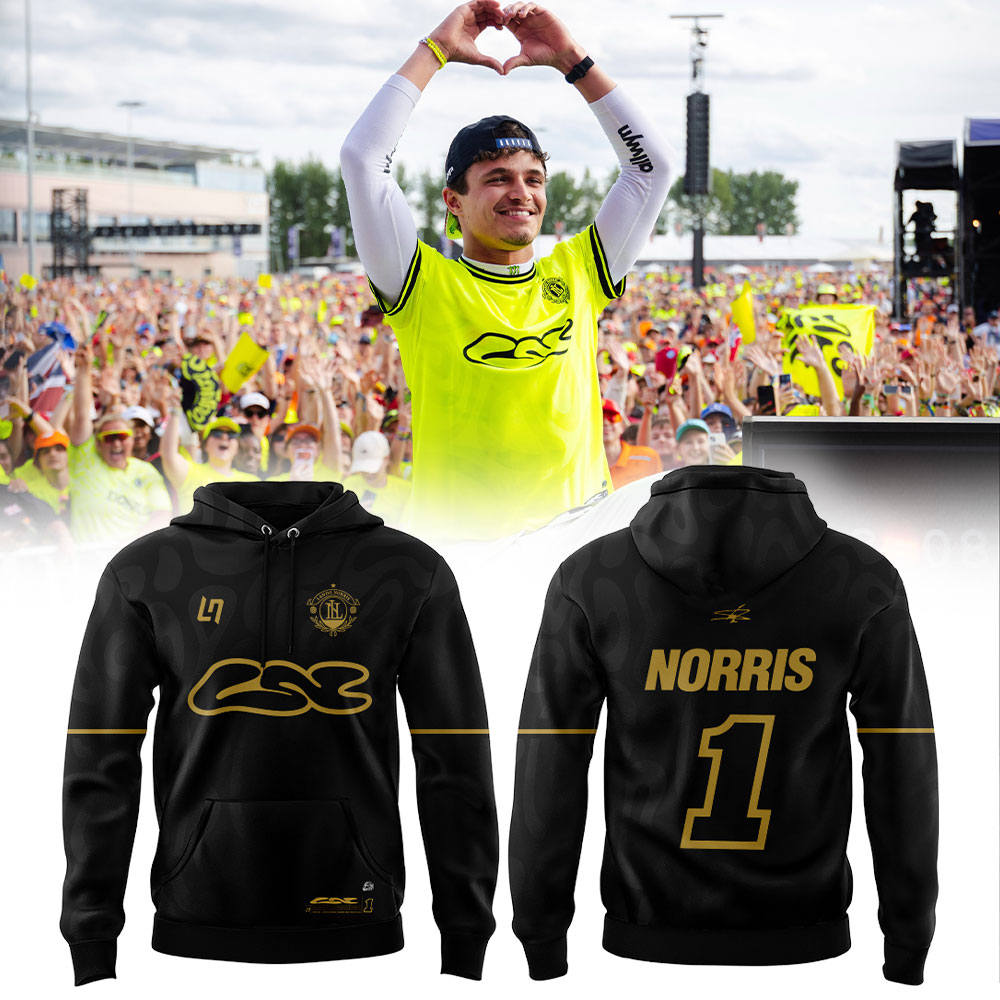 McLaren F1 Team 2026 LANDO NORRIS GRANDSTAND LN1 Signature Hoodie Black McLaren F1 Team 2026 LANDO NORRIS GRANDSTAND LN1 Signature Hoodie Black