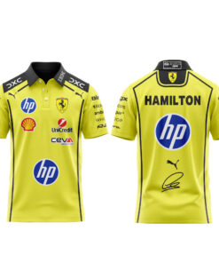 Hamilton Scuderia Ferrari Limited Edition Limited Polo Yellow
