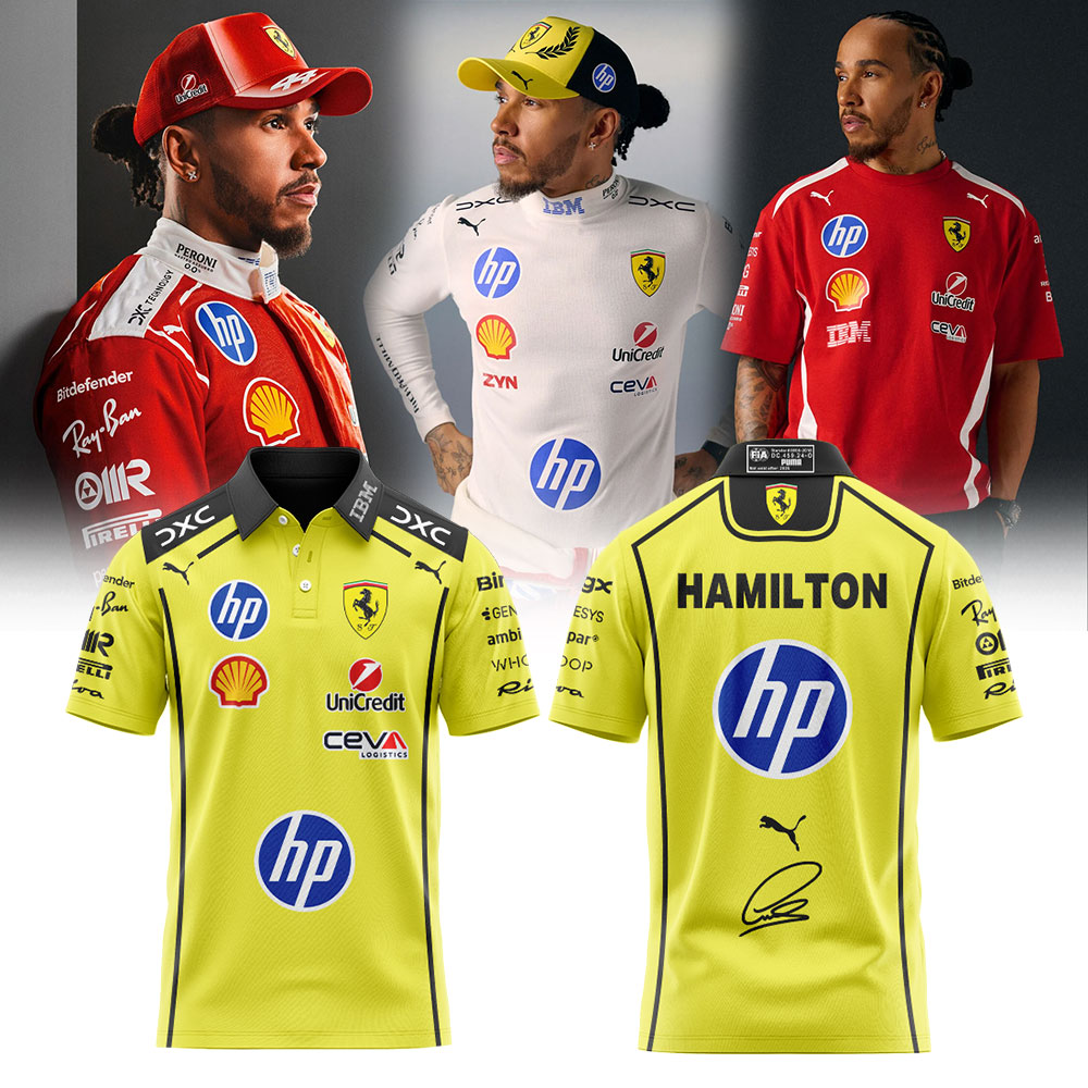 Hamilton Scuderia Ferrari Limited Edition Limited Polo Yellow Hamilton Scuderia Ferrari Limited Edition Limited Polo Yellow