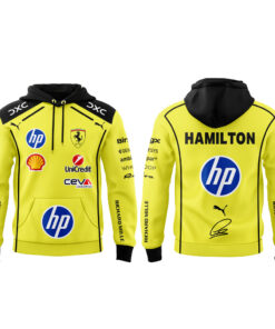 Hamilton Scuderia Ferrari Limited Edition Hoodie Yellow