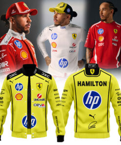 Hamilton Scuderia Ferrari Limited Edition Jacket Yellow Hamilton Scuderia Ferrari Limited Edition Jacket Yellow