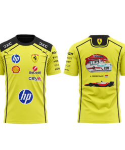 Hamilton Scuderia Ferrari Limited Edition Shirt Yellow