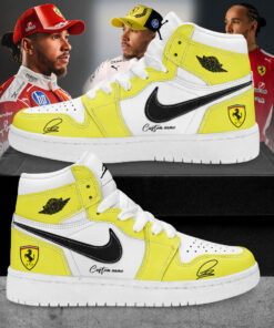 Hamilton Scuderia Ferrari Limited Edition Signature Custom Name AJ1 Shoes V2