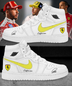 Hamilton Scuderia Ferrari Limited Edition Signature Custom Name AF1 Shoes V3