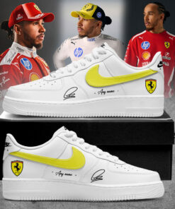 Hamilton Scuderia Ferrari Limited Edition Signature Custom Name AJ1 Shoes V3