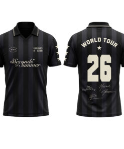 5 Seconds of Summer – EVERYONE’S A STAR! World Tour 2026 Polo – Signed