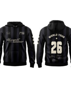 5 Seconds of Summer – EVERYONE’S A STAR! World Tour 2026 Hoodie – Signed