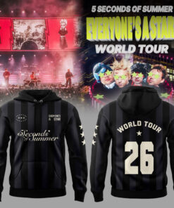 5 Seconds of Summer – EVERYONE’S A STAR! World Tour 2026 Hoodie 5 Seconds of Summer – EVERYONE’S A STAR! World Tour 2026 Hoodie