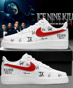 Ice Nine Kills March In Silence Tour Signature Custom Name AF1 Shoes V6