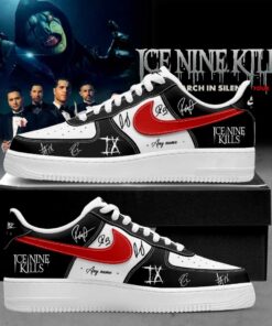 Ice Nine Kills March In Silence Tour Signature Custom Name AF1 Shoes V5