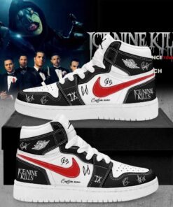 Ice Nine Kills March In Silence Tour Signature Custom Name AJ1 Shoes V5