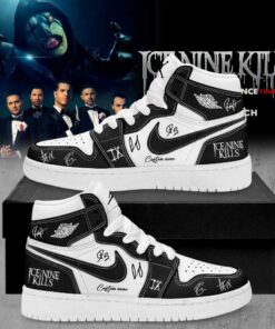 Ice Nine Kills March In Silence Tour Signature Custom Name AJ1 Shoes V4