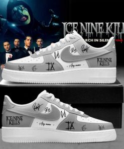 Ice Nine Kills March In Silence Tour Signature Custom Name AF1 Shoes V3
