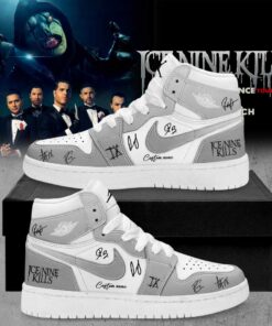 Ice Nine Kills March In Silence Tour Signature Custom Name AJ1 Shoes V3