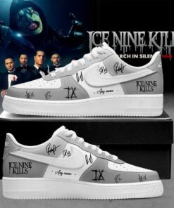 Ice Nine Kills March In Silence Tour Signature Custom Name AF1 Shoes V2