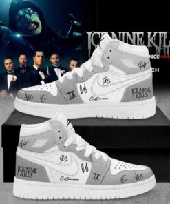 Ice Nine Kills March In Silence Tour Signature Custom Name AJ1 Shoes V2