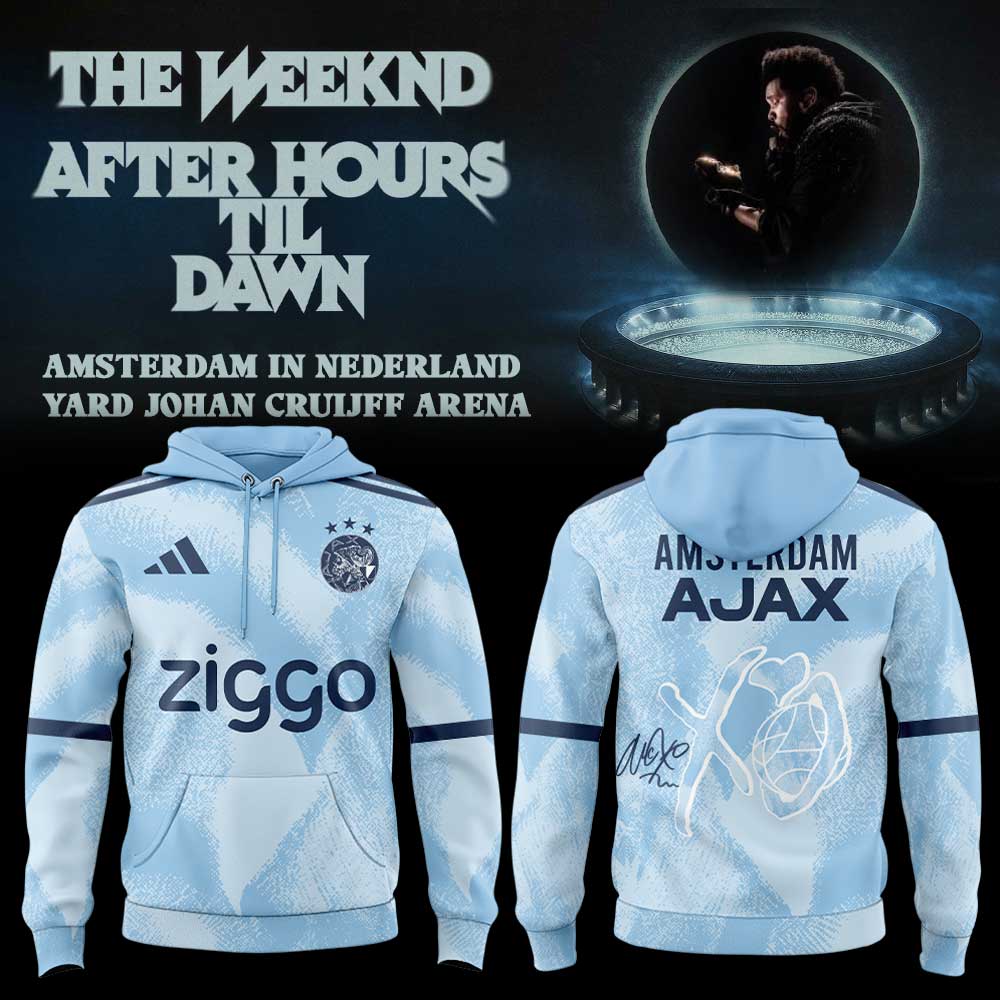 The Weeknd x Amsterdam Netherlands x After Hours Til Dawn Tour 2026 Hoodie The Weeknd x Amsterdam Netherlands x After Hours Til Dawn Tour 2026 Hoodie