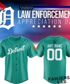 Detroit Tigers 2026 Law Enforcement Appreciation Night Baseball Jersey