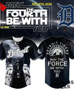 Detroit Tigers x May the Force Be With You Night Baseball Jersey