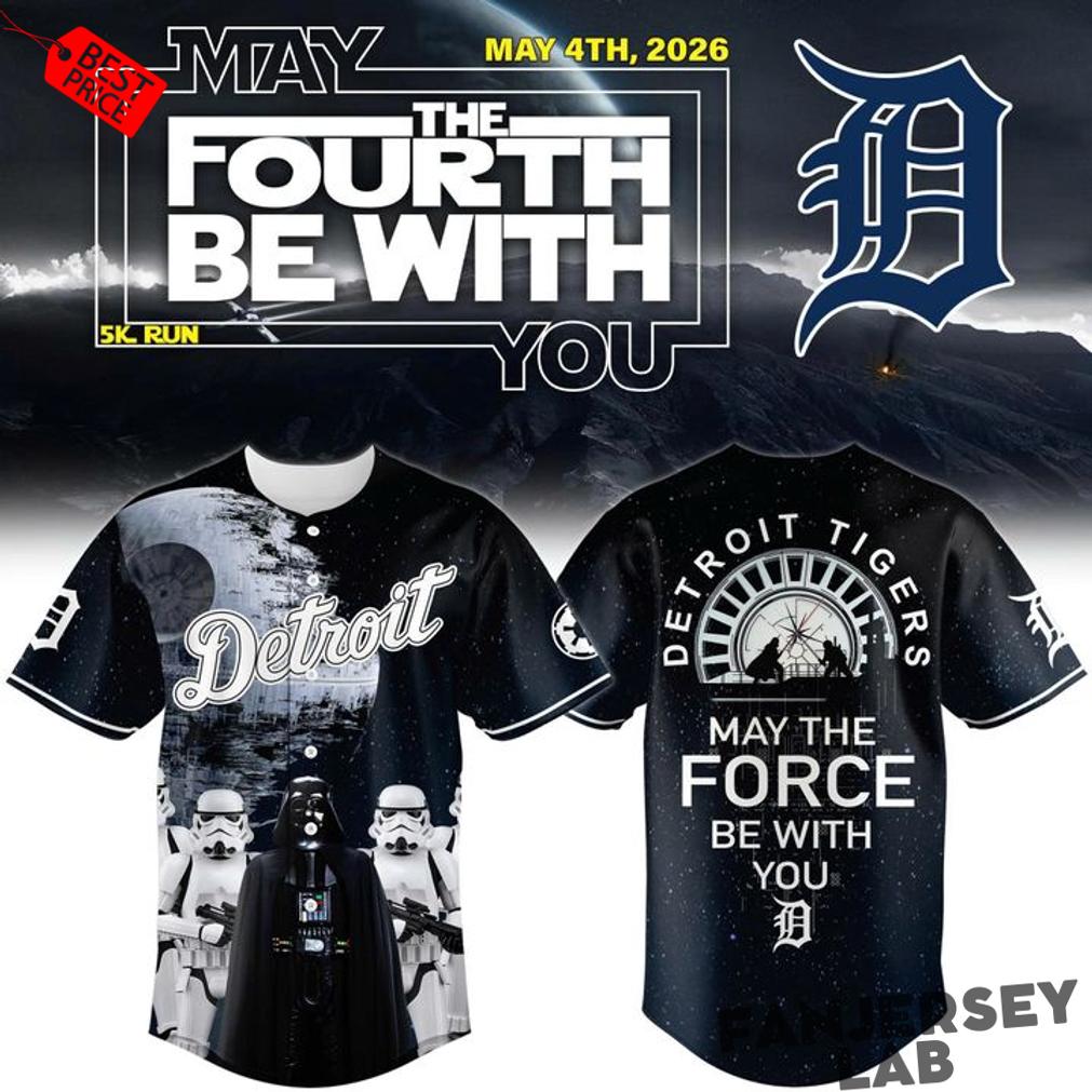 Detroit Tigers x May the Force Be With You Night Baseball Jersey Detroit Tigers x May the Force Be With You Night Baseball Jersey