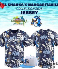 Durham Bulls 2026 Bull Sharks x Margaritaville Baseball Jersey Durham Bulls 2026 Bull Sharks x Margaritaville Baseball Jersey