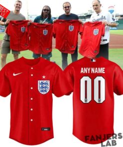 England National Football Team x KC Royals Custom Baseball Jersey