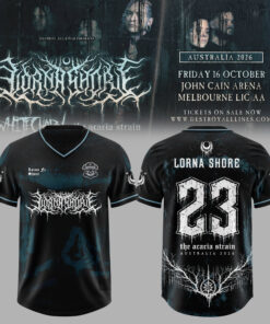 LORNA SHORE – AUSTRALIA & NEW ZEALAND TOUR 2026 Exclusive Football Jersey